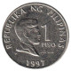 FILIPPINE PILIPINAS PHILIPPINES - 1997 - 1 Piso - KM 269 - Coin UNC - Philippines