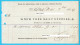 1864 Advertising Payment NEW YORK DAILY EXPRESS - Original Vintage Payment Receipt * USA United States Of America - Estados Unidos