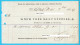 1864 Advertising Payment NEW YORK DAILY EXPRESS - Original Vintage Payment Receipt * USA United States Of America - United States