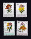 LUXEMBOURG 1988 TIMBRE N°1140/43 OBLITERE FLEURS - Usados