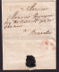 342/40 - Lettre Précurseur 1715 De ANTWERPEN à Bruxelles - Port 6 Stuivers à L' Encre , Corrigé à 2. - 1621-1713 (Spanische Niederlande)