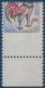 1962 Coq N°1331** 25c Bas De Feuille Avec Impression Tres Partielle Par Piquage à Cheval Décalé Extreme !! SPECTACULAIRE - 1962-1965 Cock Of Decaris