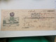 Cheque, Usines Des Moulins, Gand 1892 Avec Timbres 5C Et 25C Leopold II - 1893-1900 Barbas Cortas