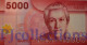 CHILE 5000 ESCUDOS 2009 PICK 163a POLYMER UNC - Chili
