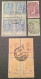 Mongolia 1926 Ten Revenue Stamps With Postage Ovpt Incl. Block Of Four Used, VF From Scott 16/20 - Mongolia
