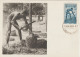 AOF - 1952 - CARTE MAXIMUM PUB MEDICALE IONYL ! OBLITERATION DAKAR (SENEGAL) - EGRENEUR DE PALMISTE / DAHOMEY - Lettres & Documents