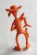 Rare FIGURINE MONOCHROME LUCKY LUKE MORRIS - GOSCINNY LUCKY LUKE Orange INTERMINT - Andere & Zonder Classificatie