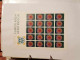 1972 Alpenflockenblume Bogen Postfrisch Bogen Ersttagsstempel - Storia Postale