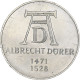 République Fédérale Allemande, 5 Mark, 500th Anniversary - Birth Of Albrecht - Conmemorativas