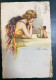 Signed Adolfo Busi 5, Woman. Stamp 1922 - Busi, Adolfo