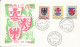 LUXEMBOURG CARITAS 1956-  ECHTERNACH - ESCH-SUR-ALZETTE-GREVENMACHER    5-12-56 - Enveloppes