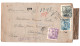 ESPAGNE.BARCELONE. ENVELOPPE. RECOMMANDE. CENSURE. AU VERSO, CENSURE ALLEMANDE. POUR CHARLIEU (42) 1943 - Barcelona