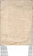 Acte Notarié  Contrat De Mariage Année 1851 ( Petton / Lasaulzais ) Maitre Ricard Notaire à Menetou Salon Cher 18 - Manuscrits