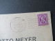 Bizone Am Post 7.2.1946 Engl. Druck Maschinenstempel Flensburg 3 In Violetter Farbe ?!? Nach Hamburg - Covers & Documents