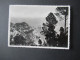 Italien 1951 Echtfoto AK Capri Und Violetter Stempel L2 Hotel Caesar Augustus Capri Nach Freiburg Breisgau Gesendet - 1946-60: Marcophilia