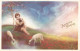 FÊTES ET VOEUX - Joyeuses Pâques - Pax - Enfant Jésus Avec Des Agneaux - Carte Postale Ancienne - Pâques