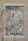 AP 0  MAROC  BELLE LETTRE +PERFORéS 1932 CASA A  COGNAC  FRANCE + PERFIN CL +AFF. INTERESSANT+++ - Brieven En Documenten