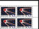 SPACE USSR Russia 1962 MNH 5th Anniversary First Sputnik Flight Cosmonautics Corner Stamps Block TR - Collections
