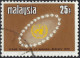 MALAYSIA 1970 25c Gold, Black & Brown, 25th Anniv Of United Nations SG74 Fine Used - Malaysia (1964-...)