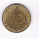 Une Pièce Monnaie  Allemagne  10 Pfennig  Année 1972  Frappe  F - 10 Pfennig