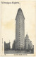 New York / USA: Flat Iron Building (Vintage PC 1900s) - Manhattan