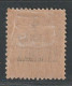 ZANZIBAR - N°26A * (1896-1900) Surcharge Imprimée En 2 Tirages - Neufs