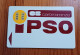 TRES ANCIENNE CARTE A PUCE PHILIPS IPSO PREMIERS TESTS BANCAIRES TRES BON ETAT !!! - Einmalgebrauch