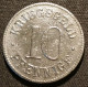 ALLEMAGNE - GERMANY - 10 Pfennig Heidelberg ( 1919 - 1920 ) - Funck# 203.3 - ( KRIEGSGELD ) - Noodgeld