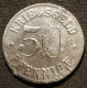 ALLEMAGNE - GERMANY - 50 Pfennig Heidelberg ( 1919 - 1920 ) - Funck# 203.4 - ( KRIEGSGELD ) - Noodgeld