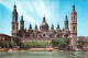 ESPAGNE - Zaragoza - Façade Postérieure De La Basilique De El Pilar - Colorisé - Carte Postale - Zaragoza
