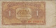 Czechoslovakia 1 Koruna 1953 P-78b Banknote Europe Currency Tchécoslovaquie Tschechoslowakei #5231 - Checoslovaquia
