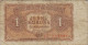 Czechoslovakia 1 Koruna 1953 P-78b Banknote Europe Currency Tchécoslovaquie Tschechoslowakei #5233 - Czechoslovakia