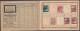 ⁕ Yugoslavia ⁕ Old Album - Booklet With Stamps (9 Blank Sheets) 14.5 X 11 Cm ⁕ 74 Used Stamps - Tito / Partisans - Scan - Collections, Lots & Series