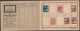 ⁕ Yugoslavia ⁕ Old Album - Booklet With Stamps (9 Blank Sheets) 14.5 X 11 Cm ⁕ 74 Used Stamps - Tito / Partisans - Scan - Lots & Serien