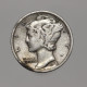 Etats-Unis / USA, Mercury, 1 Dime, 1943, S - San Francisco, Argent (Silver), TB+ (VF), KM#140 - 1916-1945: Mercury (Mercurio)