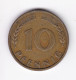 Une Pièce Monnaie  Allemagne  10 Pfennig  Année 1949  Frappe  J - 10 Pfennig