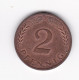 Une Pièce Monnaie  Allemagne  2  Pfennig  Année 1971  Frappe  J - 2 Pfennig