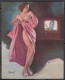 Mini BUVARD Américain     " FRESH "  Avec Femme Dévètue    Dimension 78 X 98 Mm   Peu Commun - Paints
