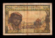 West African St. Senegal 500 Francs ND (1959-1965) Pick 702Kj Bc F - West African States