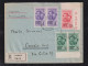 Italy 1945 Registered Cover VALENCA PO X CASALE  Fracelli - Interi Postali