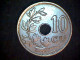 10 Centimes 1921/ 1 , Overslag, DUBBELE 1, ZELDZAAM !! - 10 Cent