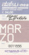 ABBONAMENTO MENSILE BUS ATAF FIRENZE MARZO 2007 (MF1443 - Europe