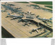 Carte ( Format 15 X 10,5 Cm ) AEROPORT DE PARIS ORLY Le Satellite Est De L'aérogare Avion Boeing 747 Air France - Luchthaven