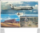 Carte ( Format 15 X 10,5 Cm ) AEROPORT DE PARIS ORLY Boeing 727 Air France Aérogare Orly Sud Et Du Bourget - Luchthaven