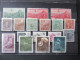 Asien China / VR China Ab 1940er Jahre * / Gestempelt Steckkarte Mit 17 Marken - Unused Stamps