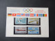 Italien 1956 Olympische Winterspiele Cortina D'Ampezzo Mi.Nr. 958-961 Satz ** Auf Sonder PK - 1946-60: Nieuw/plakker