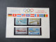 Italien 1956 Olympische Winterspiele Cortina D'Ampezzo Mi.Nr. 958-961 Satz ** Auf Sonder PK - 1946-60: Nuevos