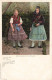 FOLKLORE - Costumes - Costume Populaire De Haute Hessie - Carte Postale Ancienne - Kostums