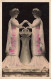 MODE - Reutlinger - Portrait De Mlle Robine - Effets Speciaux - Symétrie - Colorisé - Carte Postale Ancienne - Mode
