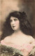 MODE - Reutlinger - Portrait De Mlle Levine - Epaules Dénudées - Cheveux Noirs - Colorisé - Carte Postale Ancienne - Moda